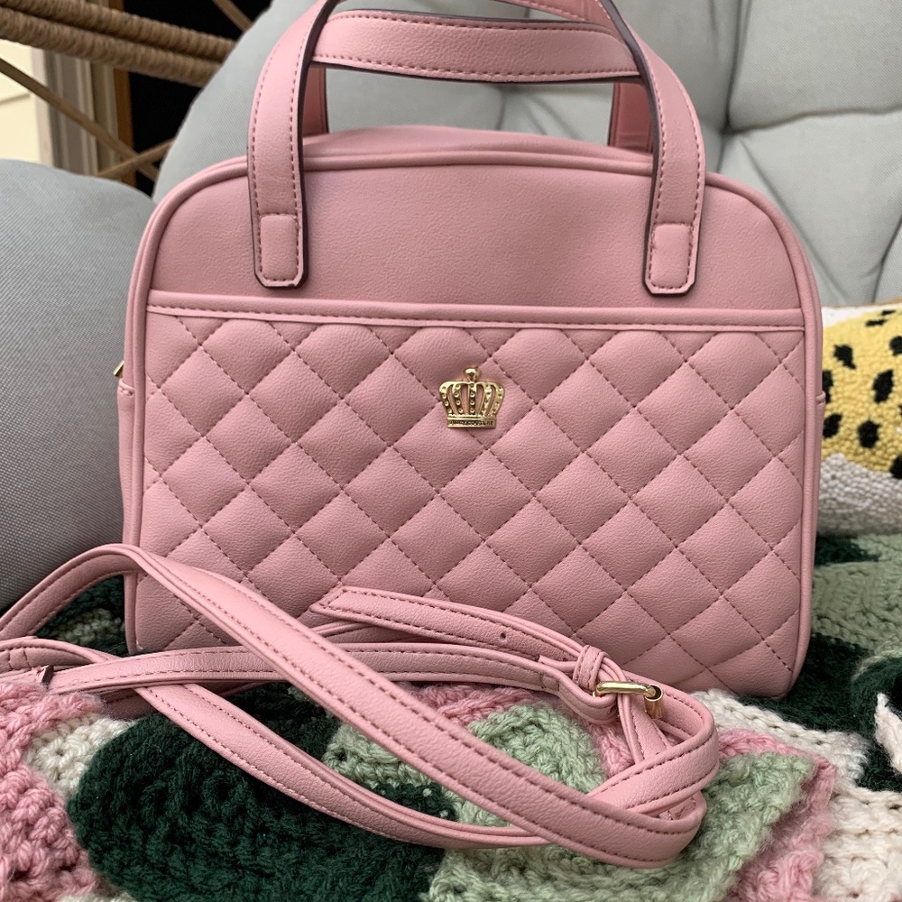 Juicy Couture Pink Crown Royal Satchel